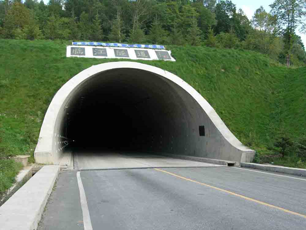 省道沈長公路老嶺隧道道路段二級路工程